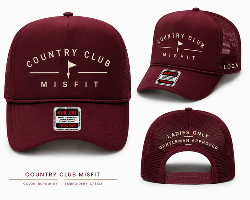 Country Club Misfit Trucker Hat